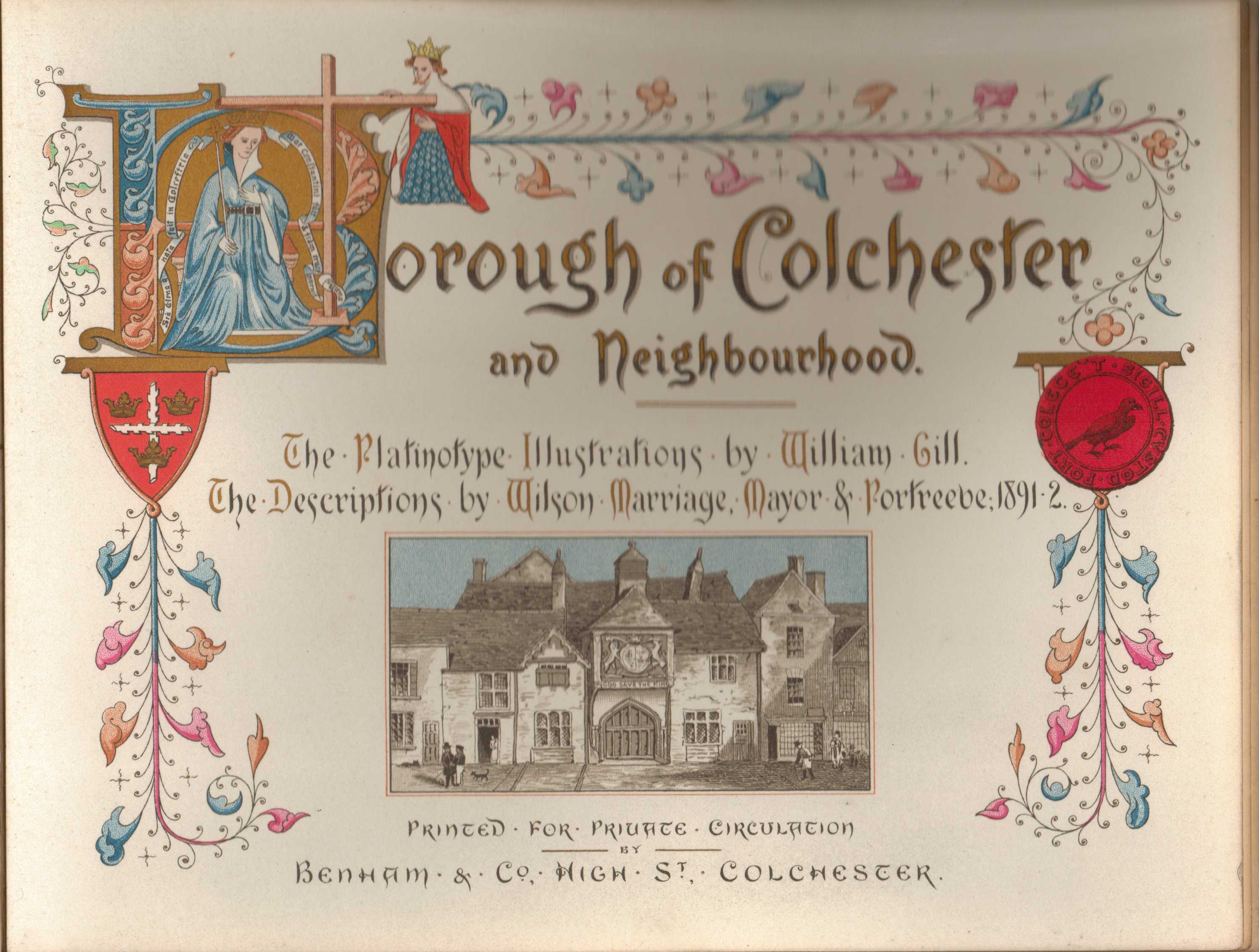 Image for Borough of Colchester and Neighbourhood : The Platinotype Illustrations