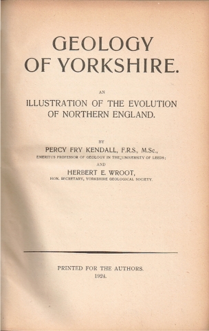 Image for Geology of Yorkshire. in Two Volumes An Illustration of the Evolution of Northern England