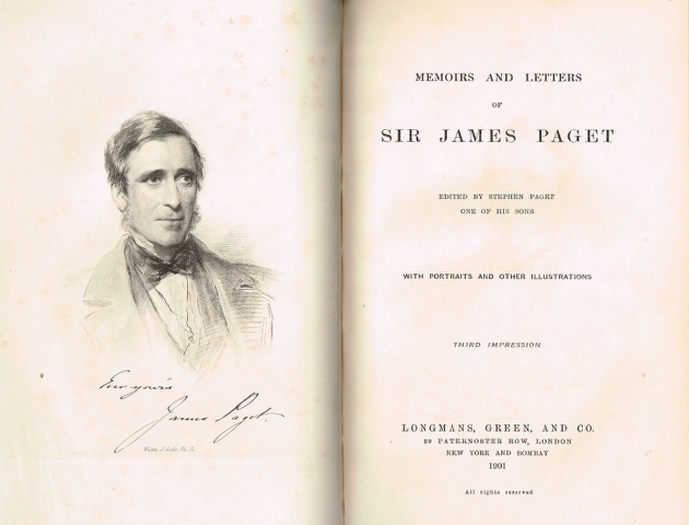 Image for Memoirs and Letters of Sir James Paget