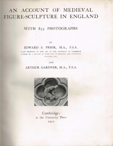 Image for An Account of Medieval Figure-Sculpture in England with 855 Photographs