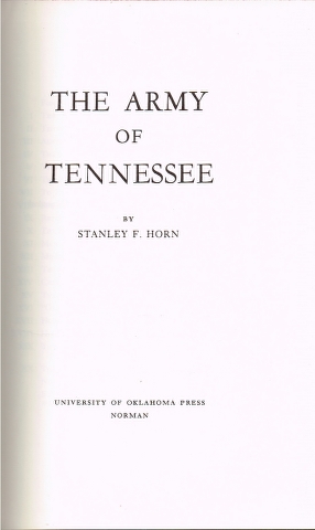 Image for The Army of Tennessee