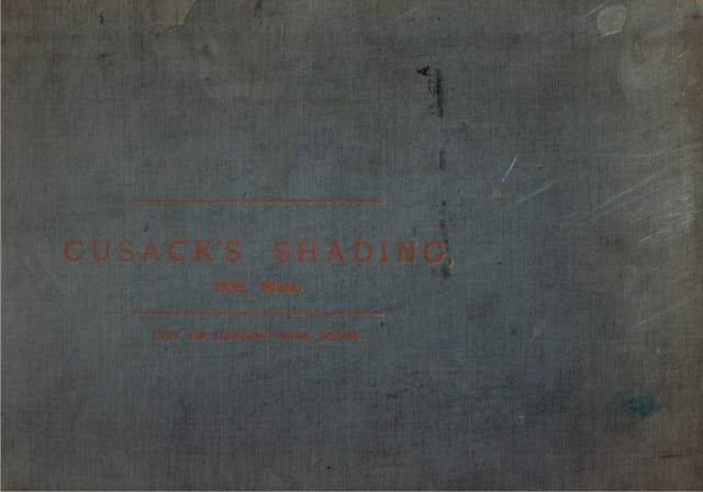 Image for Cusack's Shading: A Text Book fdor School Teachers, Students in Training Colleges, Pupil Teachers, Standard VII. and Ex-Standard VII. Scholars, and Elementary Art Students.
