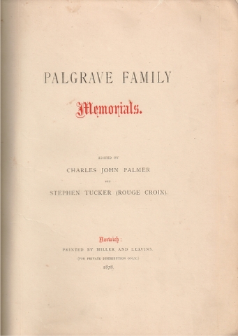 Palgrave Family Memorials. Image for Palgrave Family Memorials.