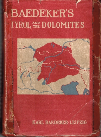 Image for Tyrol and the Dolomites including the Bavarian Alps Handbook for Travellers