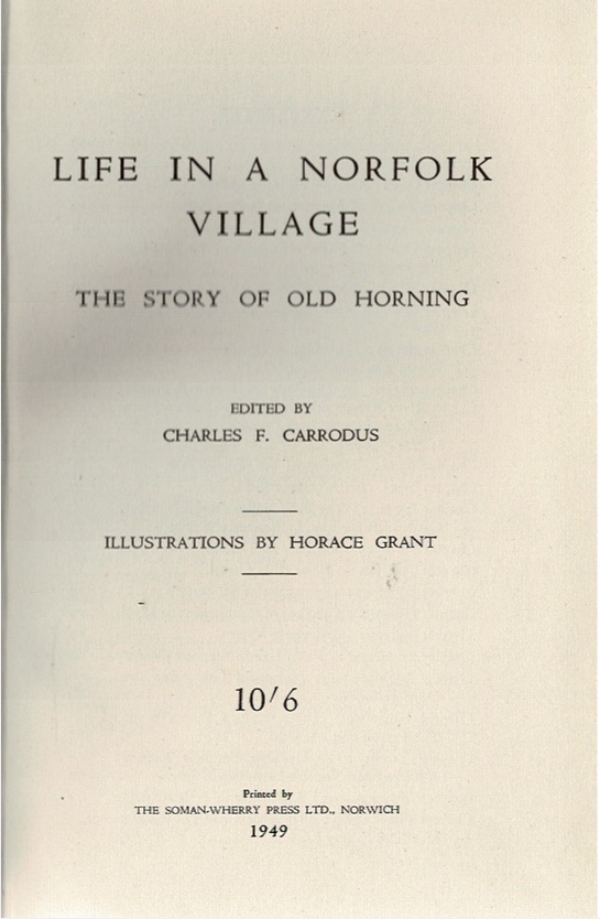 Image for Life in a Norfolk Village: The Story of Old Horning