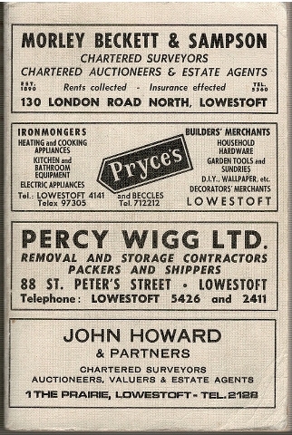 Image for Kelly's Directory of Lowestoft and Beccles 1973 Thirty-eighth edition