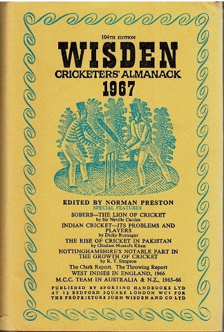 Image for Wisden Cricketers' Almanack 1967