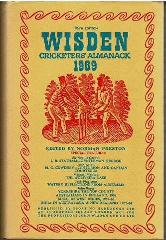 Image for Wisden Cricketers' Almanack 1969