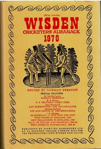 Image for Wisden Cricketers' Almanack 1970