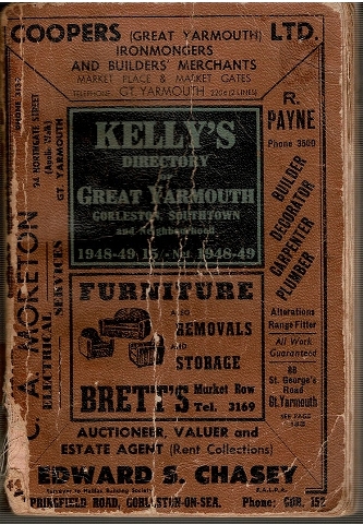 Image for Kelly's Directory of Great Yarmouth Gorleston Southtown and Neighbourhood 1948-49
