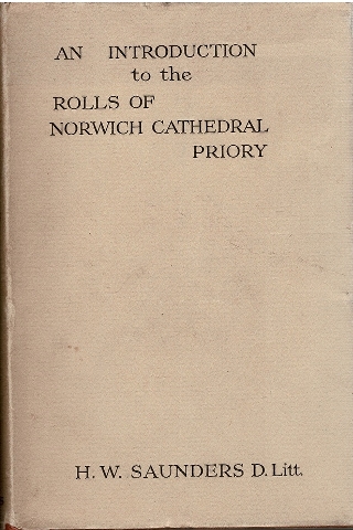 Image for An Introduction to the Obedientiary & Manor Rolls of Norwich Cathedral Priory