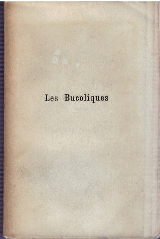 Image for Les Bucoliques