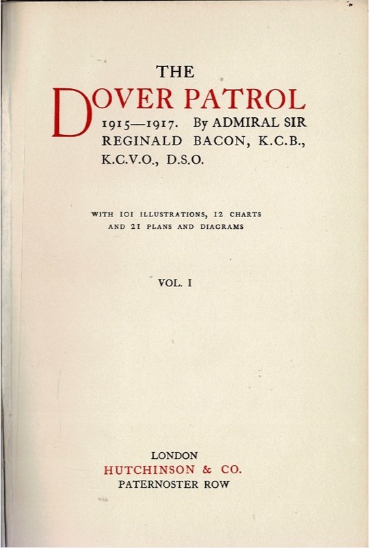 Image for The Dover Patrol 1915-1917.