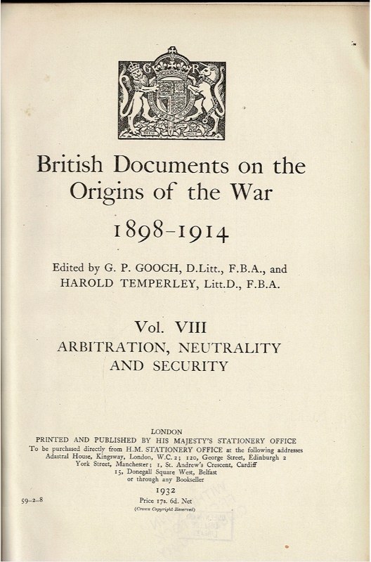 Image for Arbitration, Neutrality and Security Vol. VIII