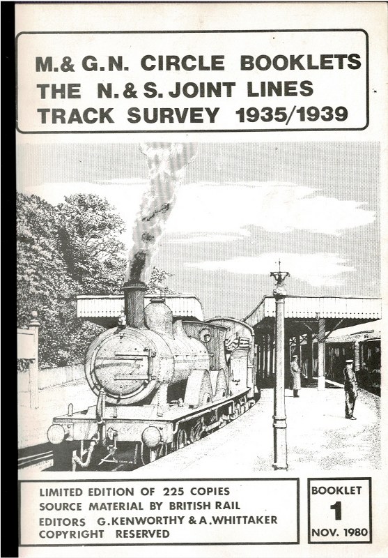 Image for The N. & S. Joint Lines Track Survey 1935/1939