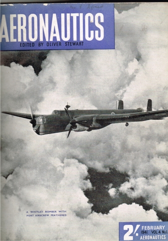 Image for Aeronautics Vol. 4. No. 1 February 1941 to Vol. 4. No. 6 July 1941 bound into one volume.