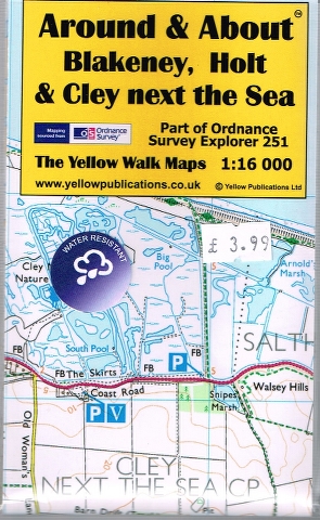 Image for Blakeney, Holt & Cley next the Sea Map (Part of Ordnance Survey Explorer 251)