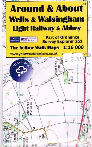 Wells & Walsingham Light Railway & Abbey Map (Part of Ordnance Survey Explorer 251) Image for Wells & Walsingham Light Railway & Abbey Map (Part of Ordnance Survey Explorer 251)