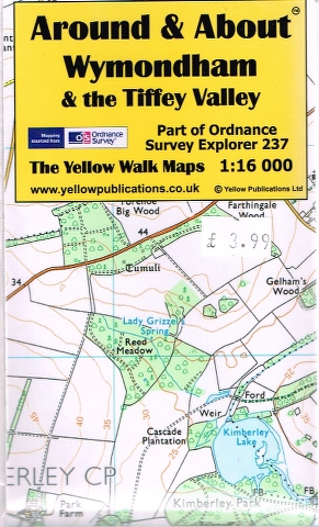 Image for Wymondham & the Tiffey Valley Map (Part of Ordnance Survey Explorer 237)