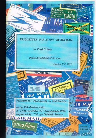 Image for Etiquettes: Par Avion - By Air Mail