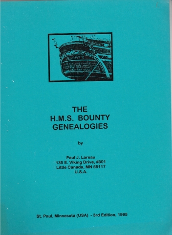Image for The H.M.S. Bounty Genealogies